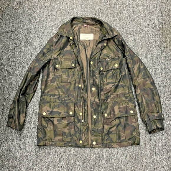 MAISON KITSUNE CAMO PRINT FIELD JACKET - MEDIUM(RETAIL $950)
